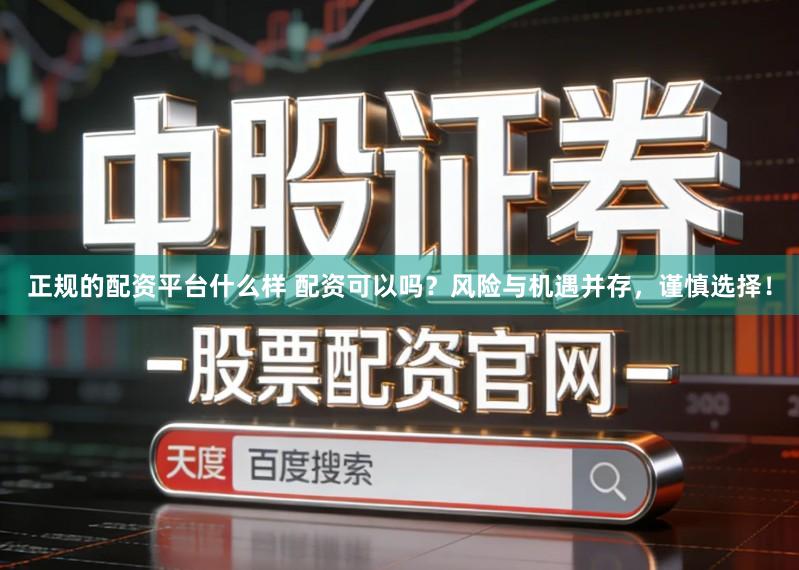 正规的配资平台什么样 配资可以吗？风险与机遇并存，谨慎选择！
