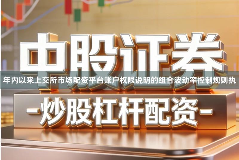 年内以来上交所市场配资平台账户权限说明的组合波动率控制规则执